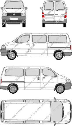 Toyota HiAce camionnette, 2006–2013 (Toyo_152)