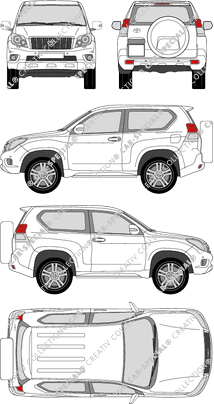 Toyota Land Cruiser station wagon, 2010–2013 (Toyo_154)