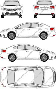 Toyota Avensis berlina, 2012–2015 (Toyo_159)