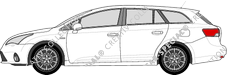 Toyota Avensis station wagon, 2012–2015