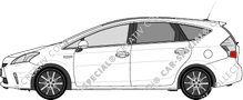 Toyota Prius Kombilimousine, 2012–2016