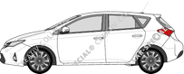 Toyota Auris Hatchback, 2013–2015
