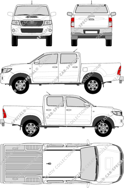 Toyota Hilux, Pick-up, Doppelkabine (2012)