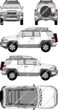 Toyota FJ Cruiser, 2006–2016 (Toyo_169)