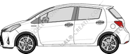 Toyota Yaris Hatchback, 2014–2017