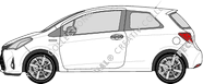 Toyota Yaris Hatchback, 2014–2017