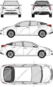 Toyota Prius, Hayon, 5 Doors (2016)