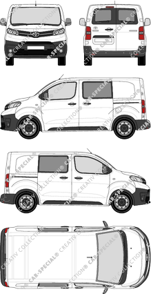 Toyota Proace van/transporter, current (since 2016) (Toyo_219)