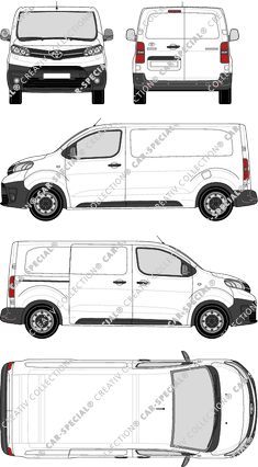 Toyota Proace van/transporter, 2016–2024 (Toyo_220)
