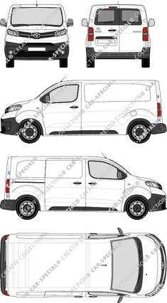 Toyota Proace van/transporter, 2016–2024 (Toyo_222)