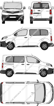 Toyota Proace Combi camionnette, actuel (depuis 2016) (Toyo_232)