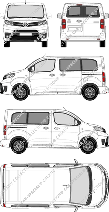 Toyota Proace Verso camionnette, actuel (depuis 2016) (Toyo_239)