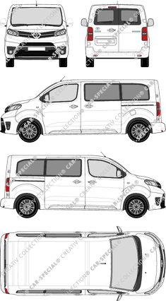 Toyota Proace Verso microbús, actual (desde 2016) (Toyo_241)
