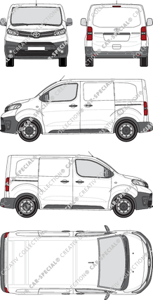 Toyota Proace Kastenwagen, aktuell (seit 2016) (Toyo_245)