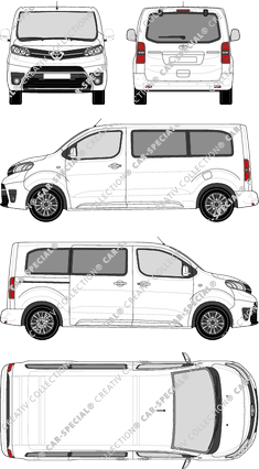 Toyota Proace Verso microbús, 2016–2024 (Toyo_270)