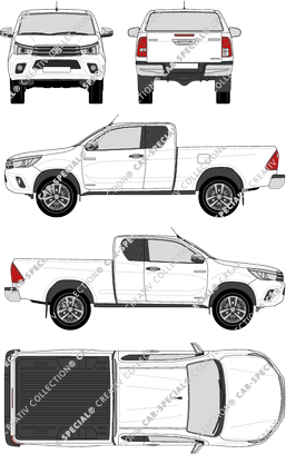 Toyota Hilux, 2015–2020 (Toyo_276)