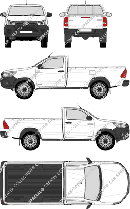 Toyota Hilux Terra, Pick-up, single cab (2015)