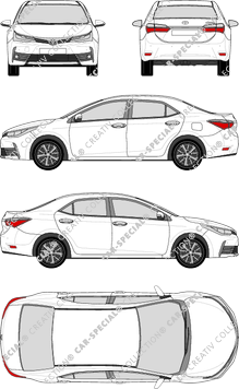 Toyota Corolla Limousine, aktuell (seit 2016) (Toyo_279)