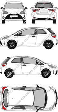 Toyota Yaris, 2017–2020 (Toyo_283)