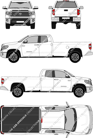 Toyota Tundra Pick-up, 2017–2021 (Toyo_287)