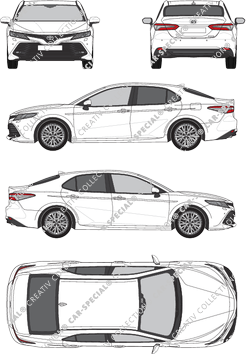 Toyota Camry, limusina, 4 Doors (2019)