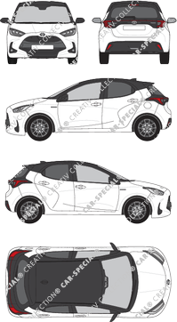Toyota Yaris Hatchback, current (since 2020) (Toyo_299)