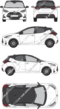 Toyota Yaris Kombilimousine, aktuell (seit 2020) (Toyo_299)