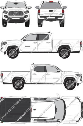 Toyota Tacoma TRD Sport, Pick-up, Doppelkabine, 4 Doors (2020)