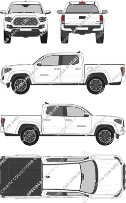 Toyota Tacoma TRD Sport, Pick-up, double cab, 4 Doors (2020)