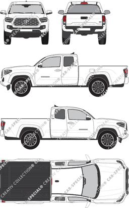 Toyota Tacoma Pick-up, current (since 2020) (Toyo_343)