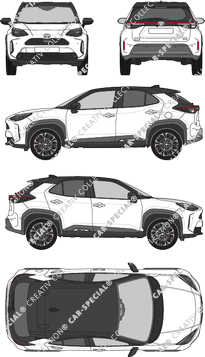 Toyota Yaris Cross, Kombilimousine, 5 Doors (2021)