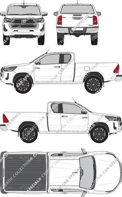 Toyota Hilux Pick-up, aktuell (seit 2020) (Toyo_349)