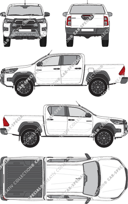 Toyota Hilux, current (since 2020) (Toyo_353)