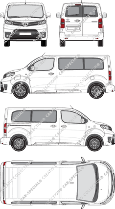 Toyota Proace Electric Verso Kleinbus, aktuell (seit 2021) (Toyo_380)