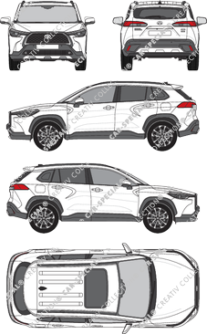 Toyota Corolla Station wagon, current (since 2022) (Toyo_415)