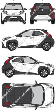 Toyota Aygo Hatchback, actual (desde 2022) (Toyo_416)