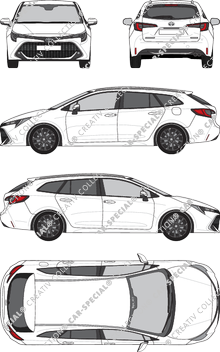 Toyota Corolla Touring Sports, station wagon, 5 Doors (2019)