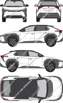 Toyota bZ4X, Kombilimousine, 5 Doors (2022)