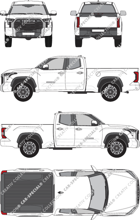 Toyota Tundra 6.5 ft. Standard Bed, Pick-up, double cabine (2022)