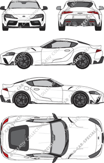 Toyota GR Supra, Combi coupé, 2 Doors (2021)