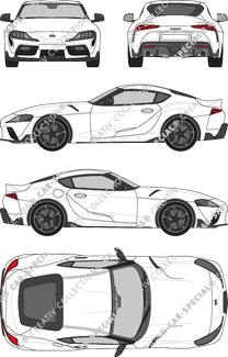 Toyota GR Supra, Kombicoupé, 2 Doors (2021)