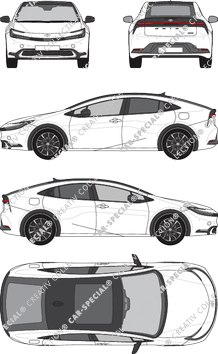 Toyota Prius, actual (desde 2023) (Toyo_427)