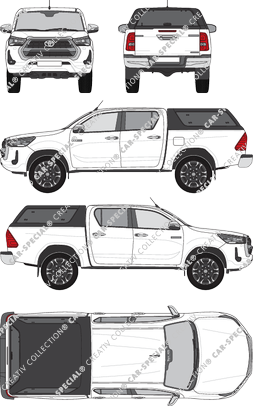 Toyota Hilux, current (since 2020) (Toyo_429)