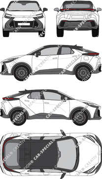 Toyota C-HR, station wagon, 5 Doors (2024)