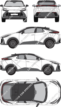 Toyota C-HR station wagon, attuale (a partire da 2024) (Toyo_430)