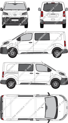 Toyota Proace Electric fourgon, actuel (depuis 2024) (Toyo_434)