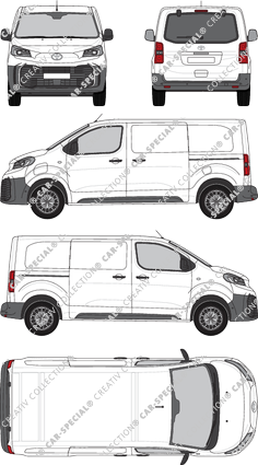 Toyota Proace Electric fourgon, actuel (depuis 2024) (Toyo_436)