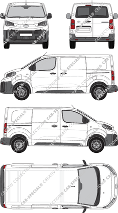 Toyota Proace Electric fourgon, actuel (depuis 2024) (Toyo_446)