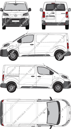 Toyota Proace Electric fourgon, actuel (depuis 2024) (Toyo_447)