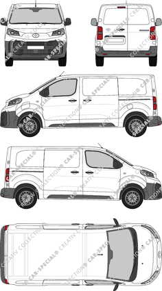 Toyota Proace Electric fourgon, actuel (depuis 2024) (Toyo_448)